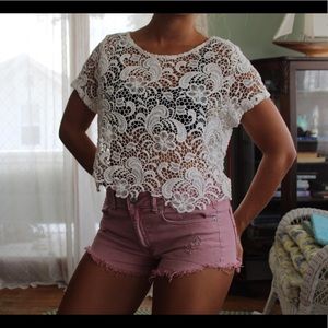 Fully Sheer Lace Top